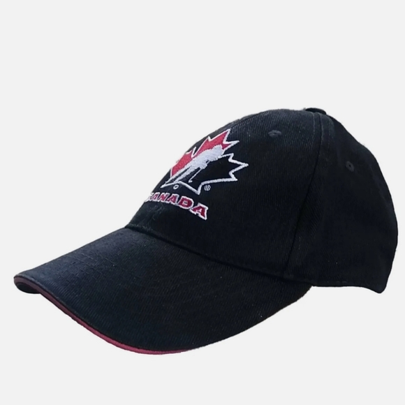 Sport Hockey Canada Black Adjustable Cap - Picture 2 of 4